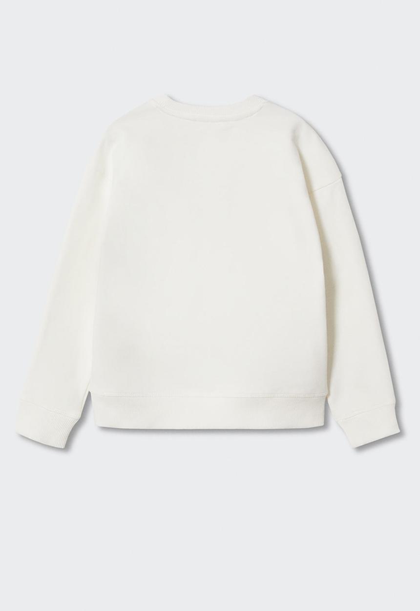 MANGO - Sweatshirt stuff - off white