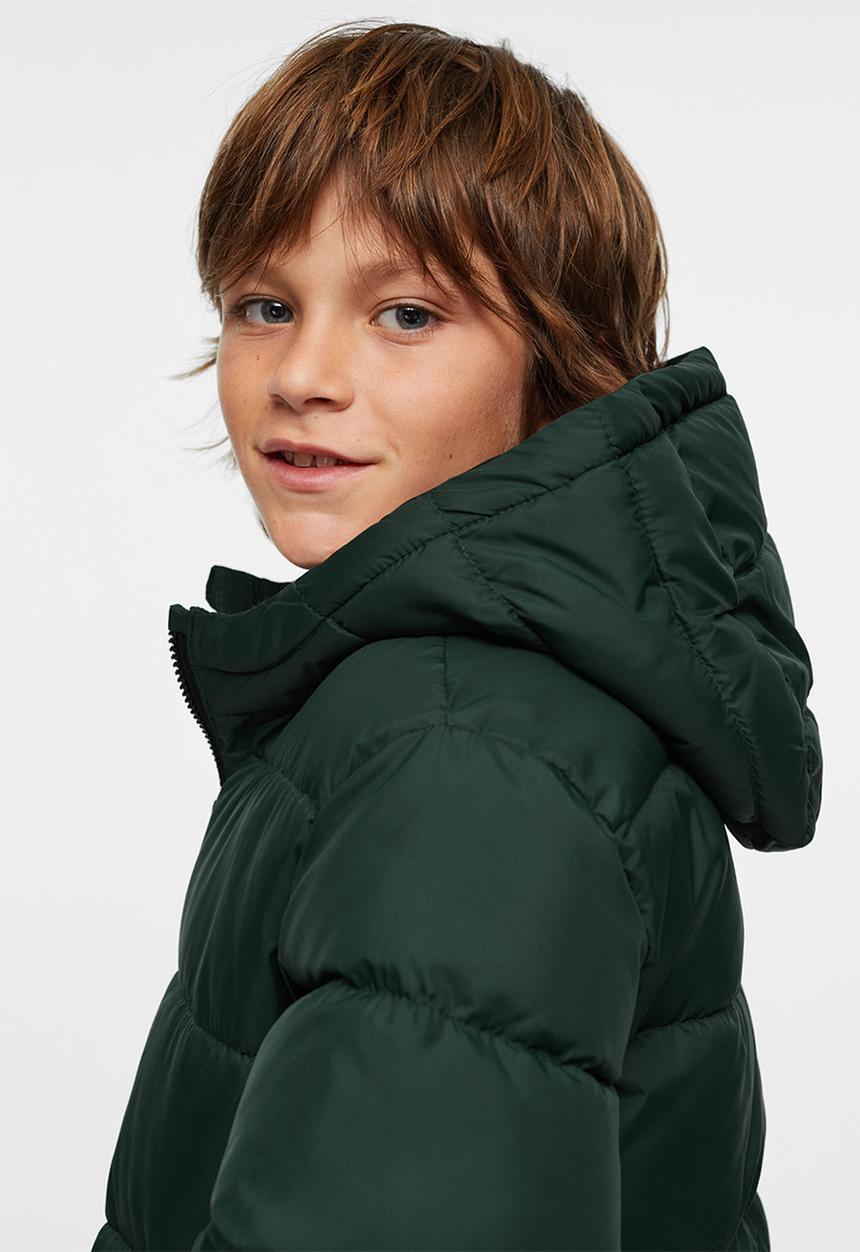 MANGO - Anorak america3 - green