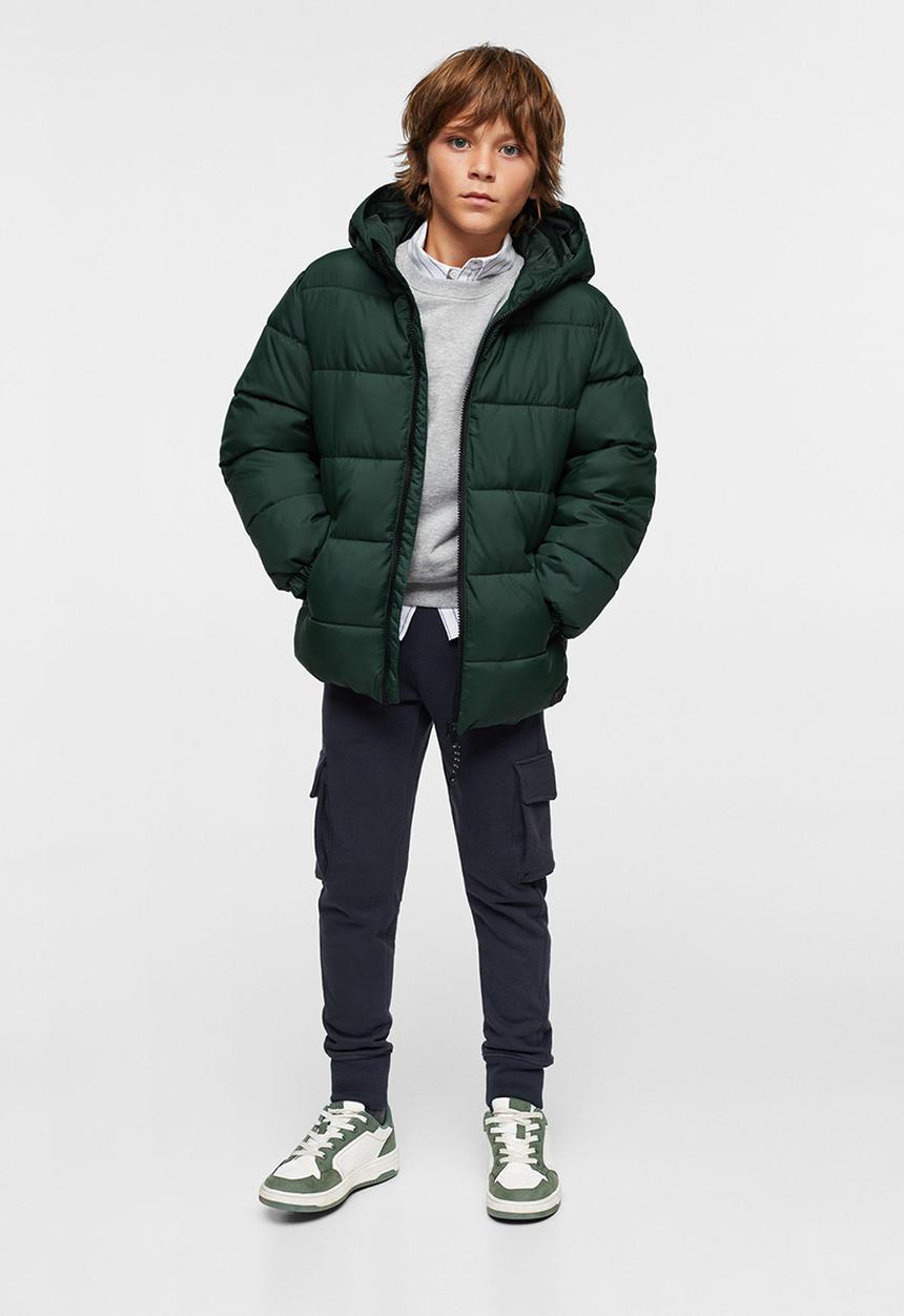 MANGO - Anorak america3 - green