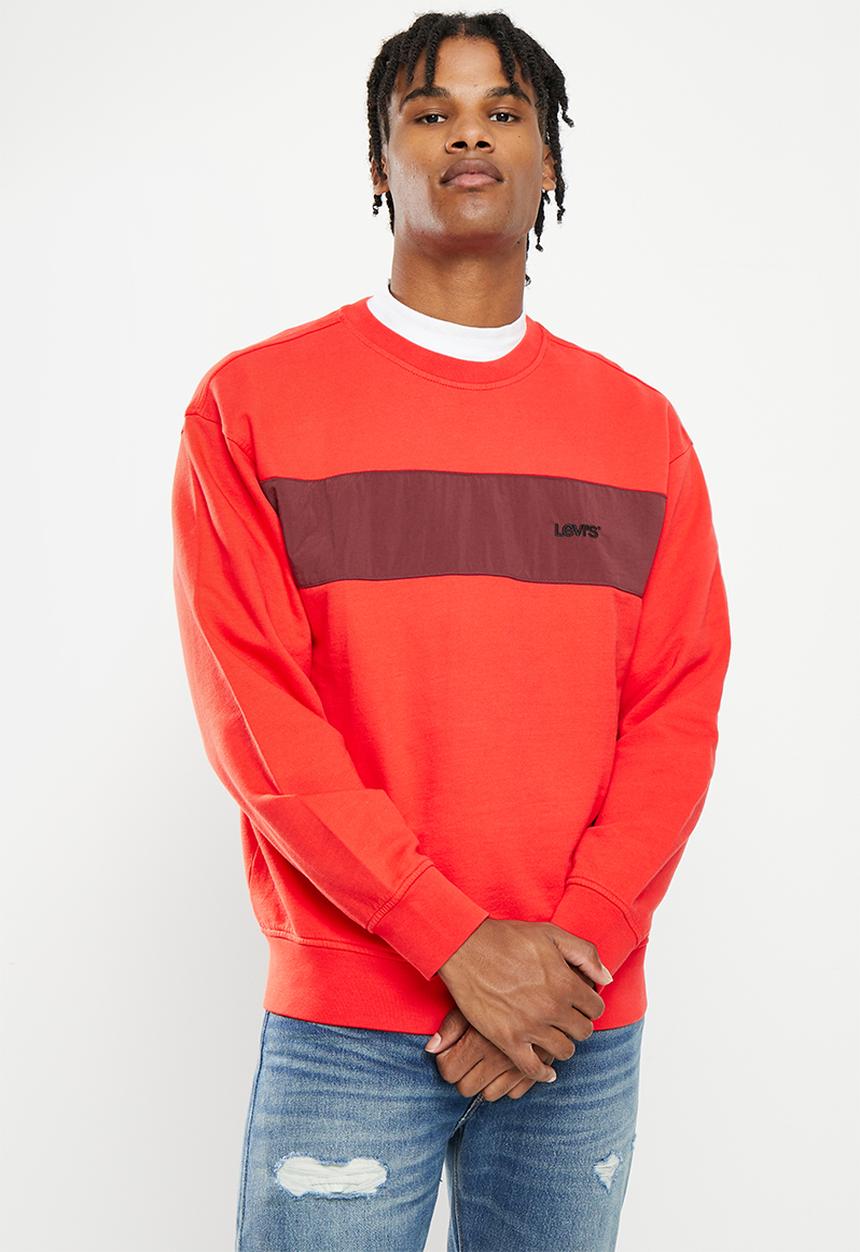 Levi’s® - Levis sweats crew sport - red