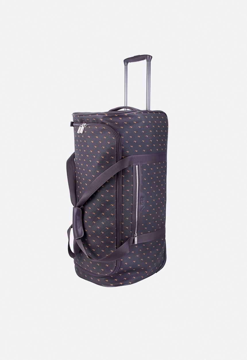POLO - Signature trolley duffle - brown