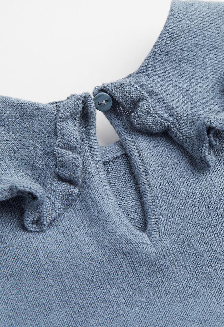 H&M - Flounce-collared jumper - blue