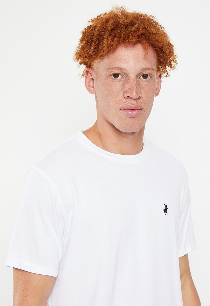 POLO - Men pjc clive short sleeve overdyed tee - white