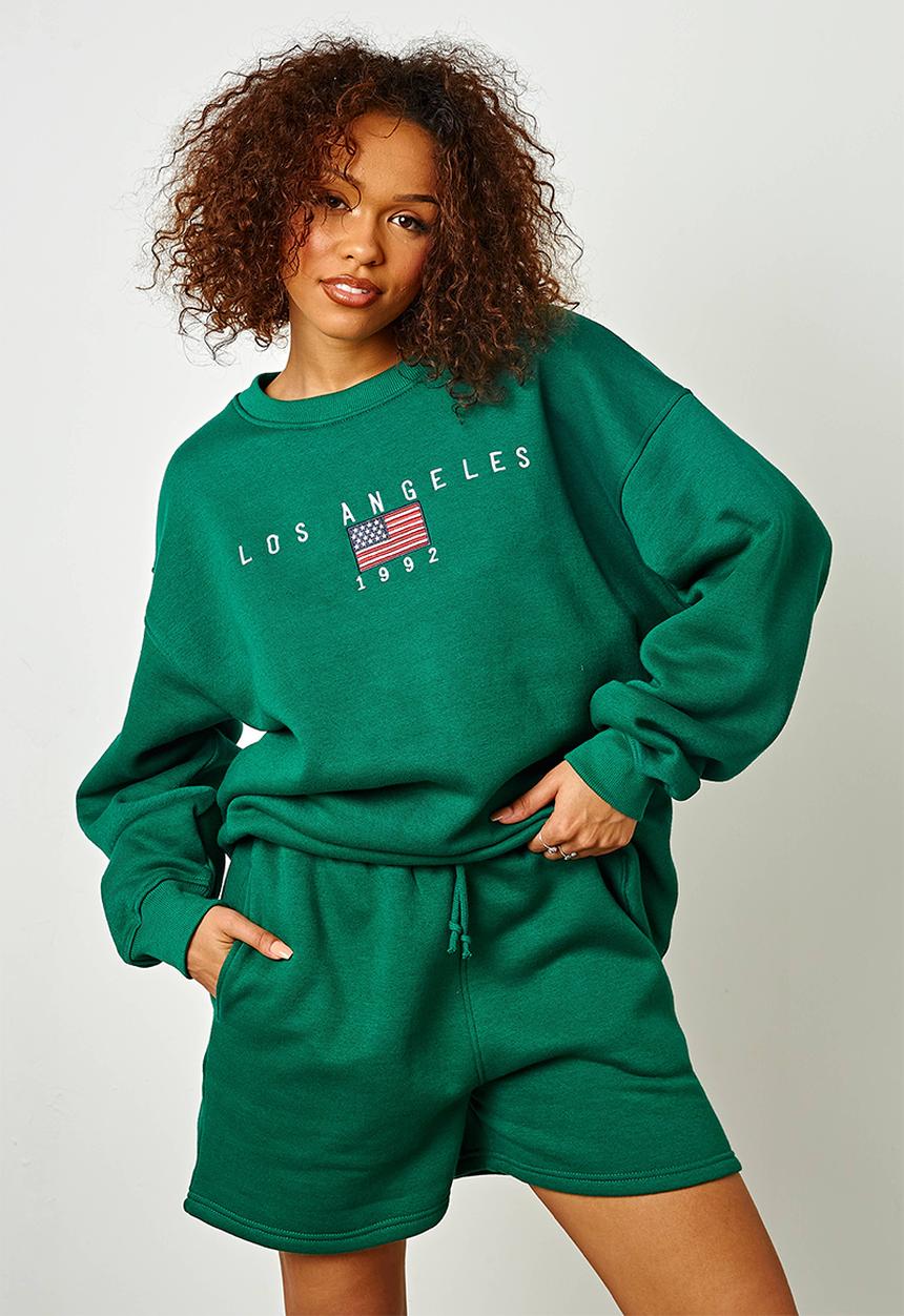 Daisy Street - La sweatshirt - forest green