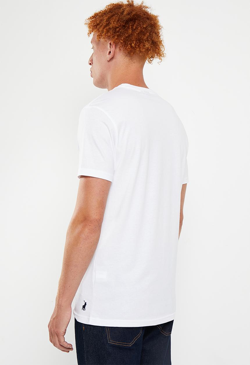 POLO - Men logo transfer tee  - white