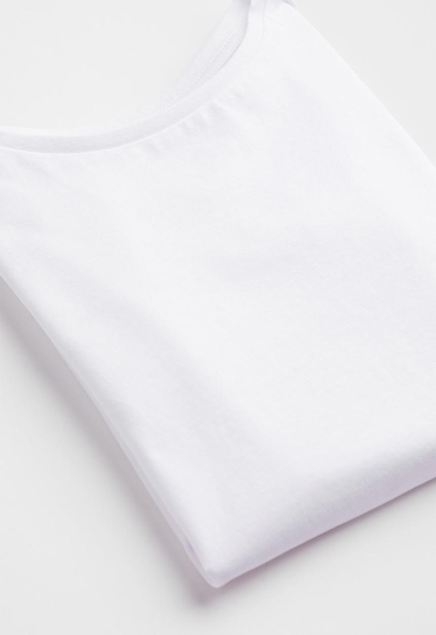 H&M - Cotton T-shirt - white