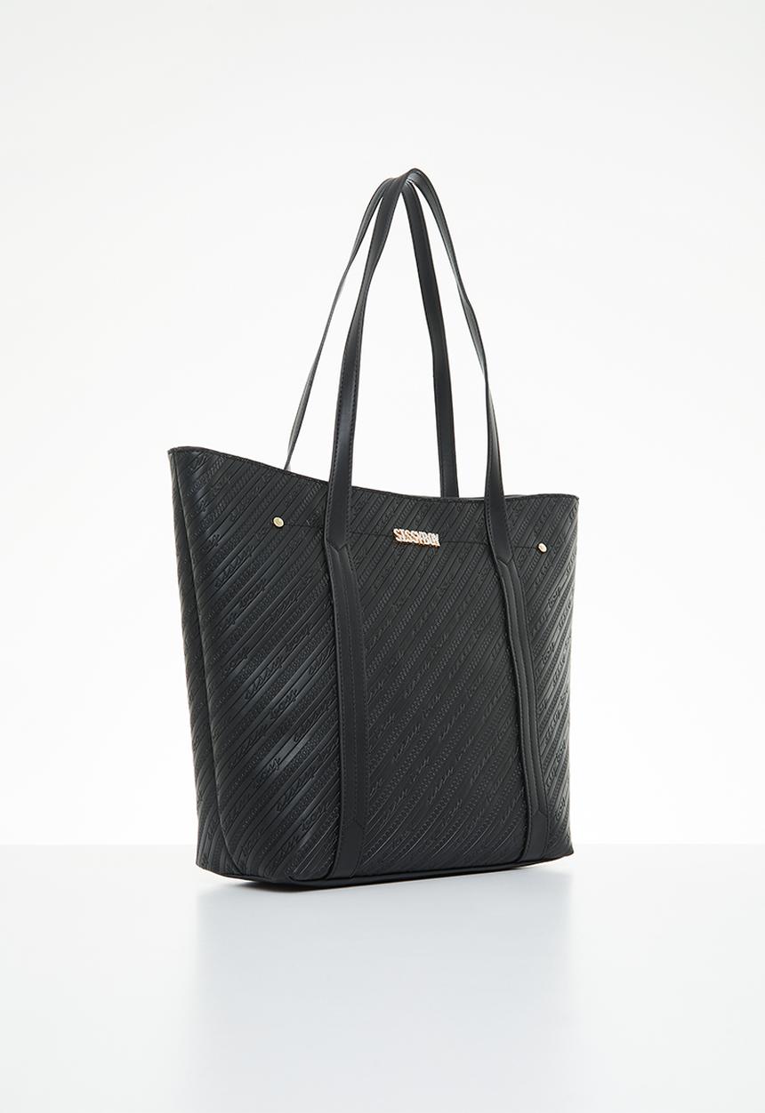 SISSY BOY - On the go: sissyboy all over emboss print shopper - black