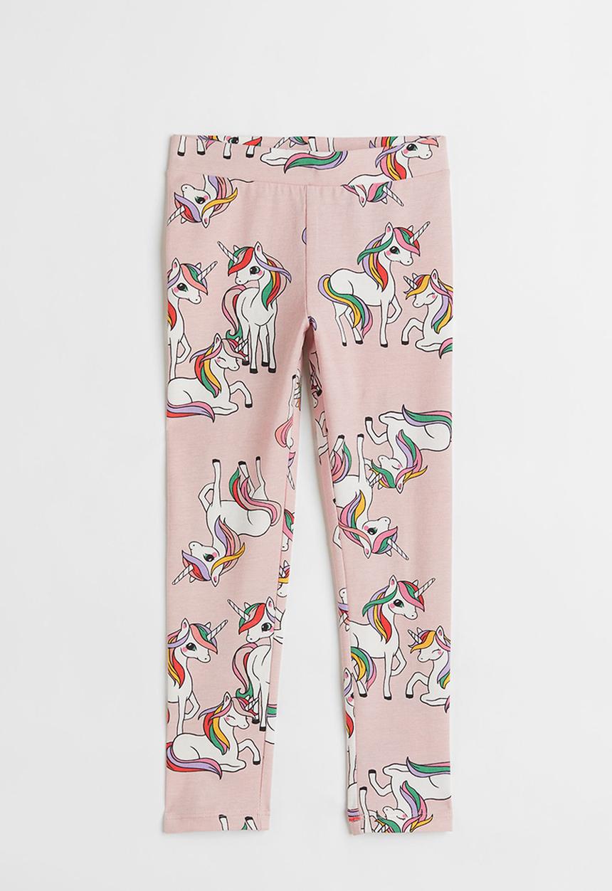 H&M - Leggings - light pink/unicorns