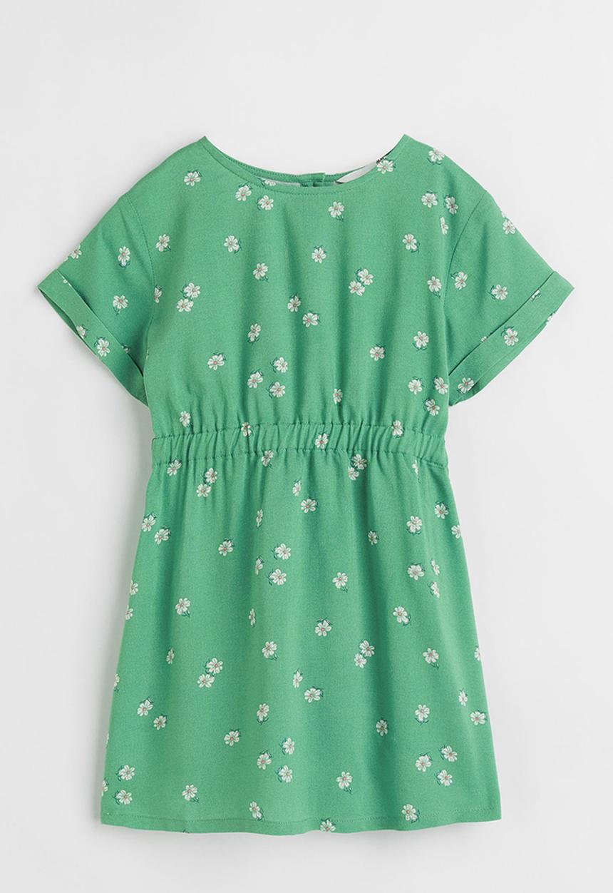 H&M - Patterned dress - green/floral