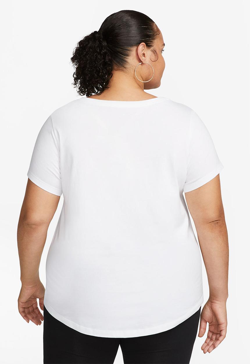 Nike - Plus w nsw tee essntl icn ftra - white