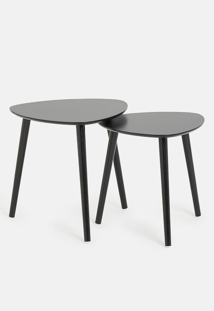H&S - Lauren nested tables - black
