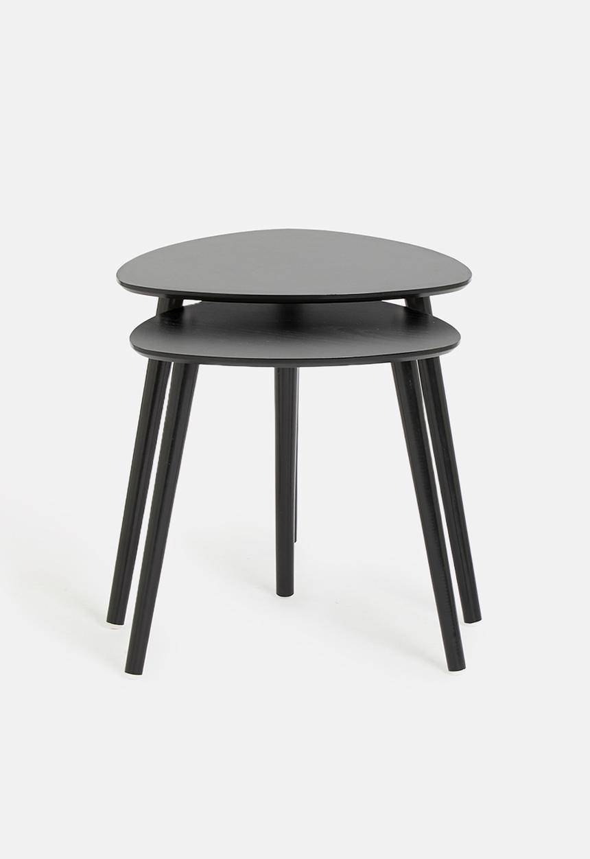 H&S - Lauren nested tables - black