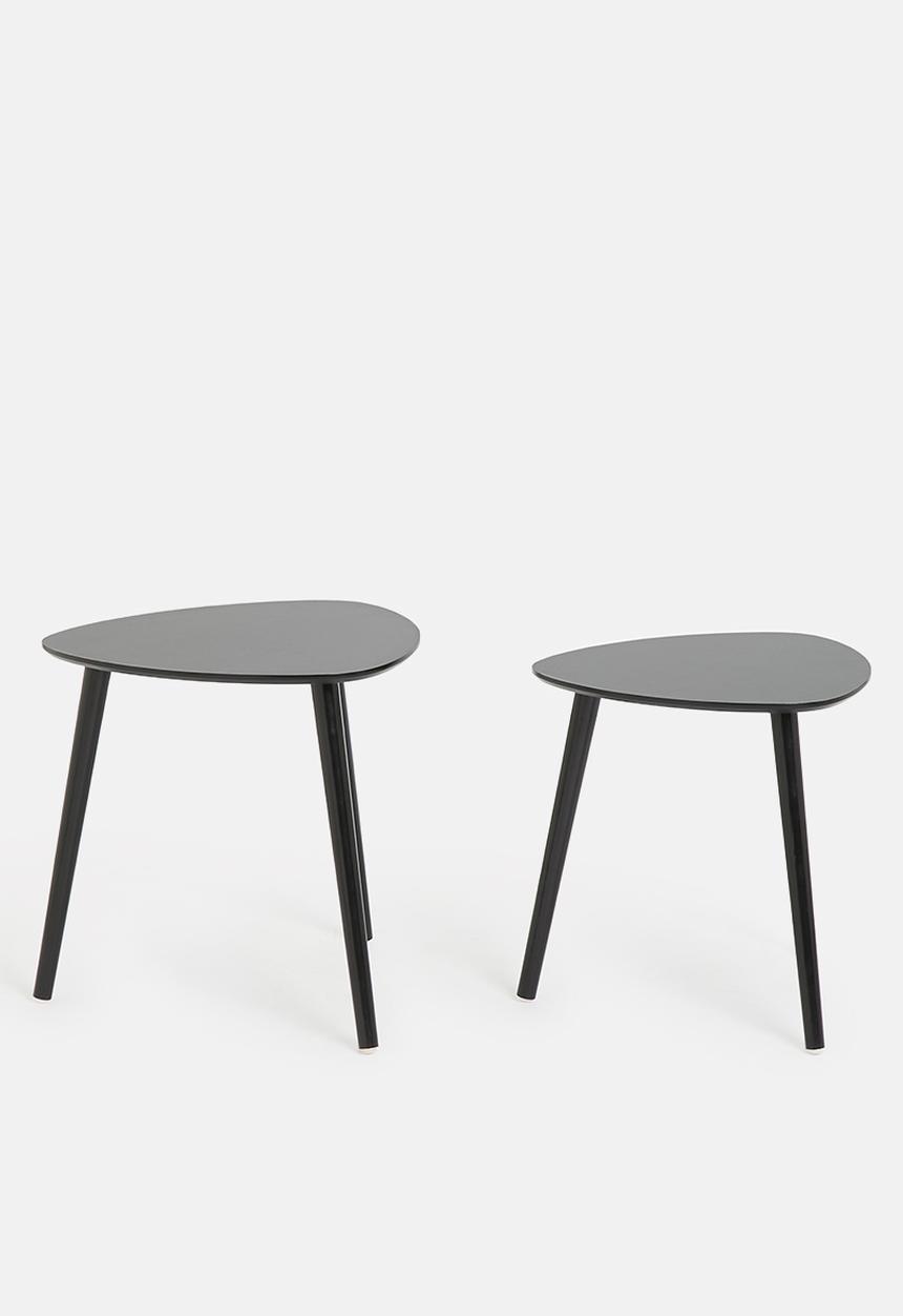 H&S - Lauren nested tables - black