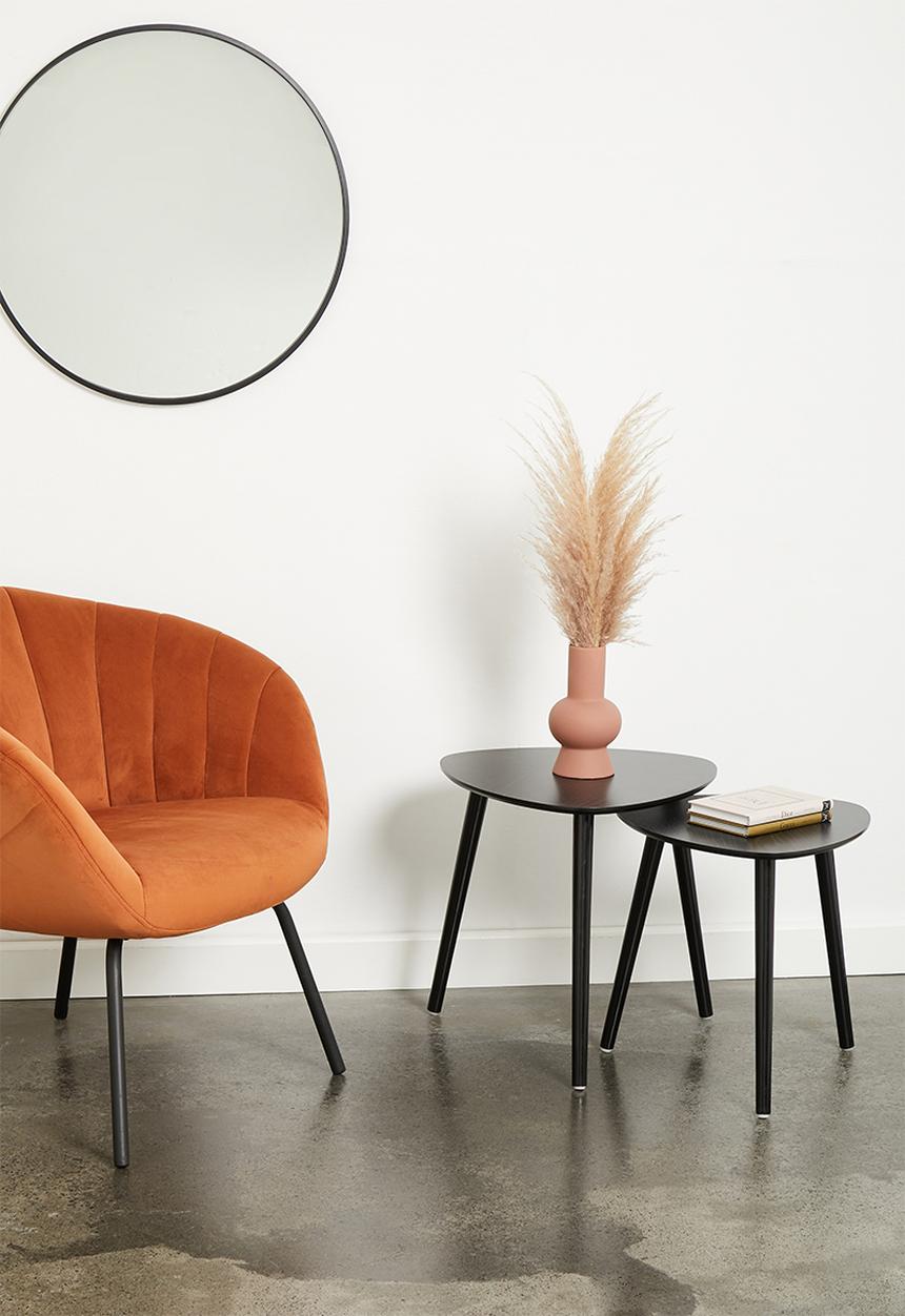H&S - Lauren nested tables - black