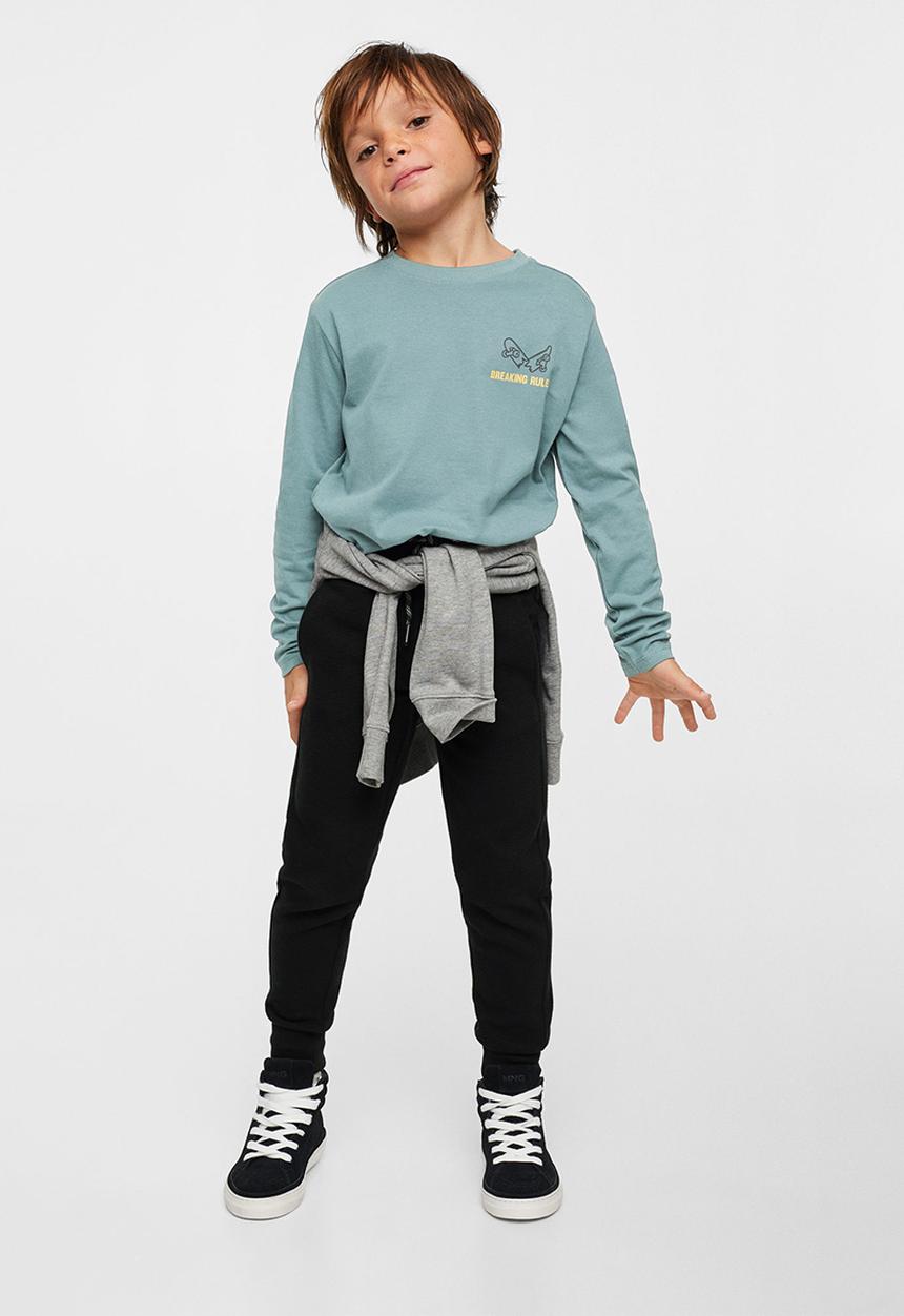 MANGO - T-shirt urbanpic - green