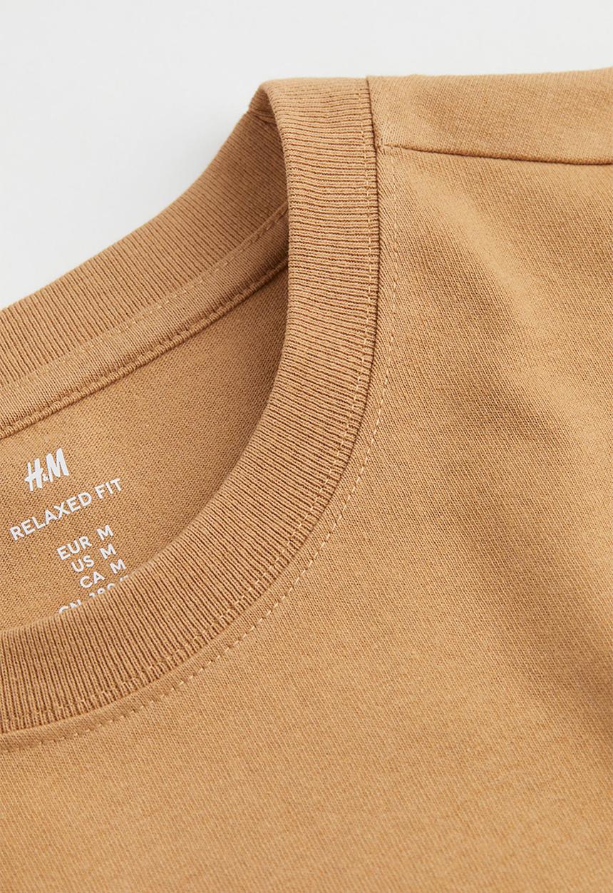 H&M - Relaxed fit T-shirt - beige