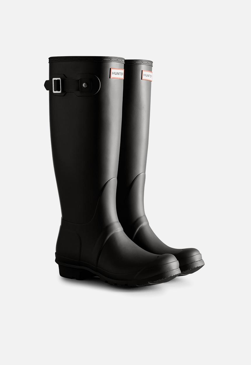 Hunter - Original tall tri colour logo - black