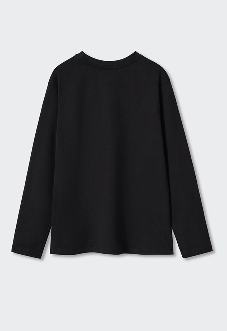 MANGO - T-shirt- urbanpic - black
