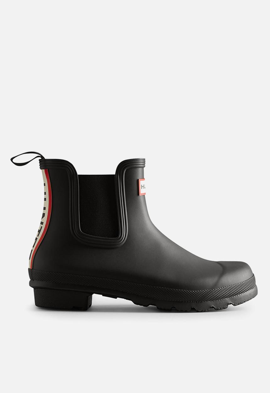 Hunter - Original chelsea tri colour logo - black