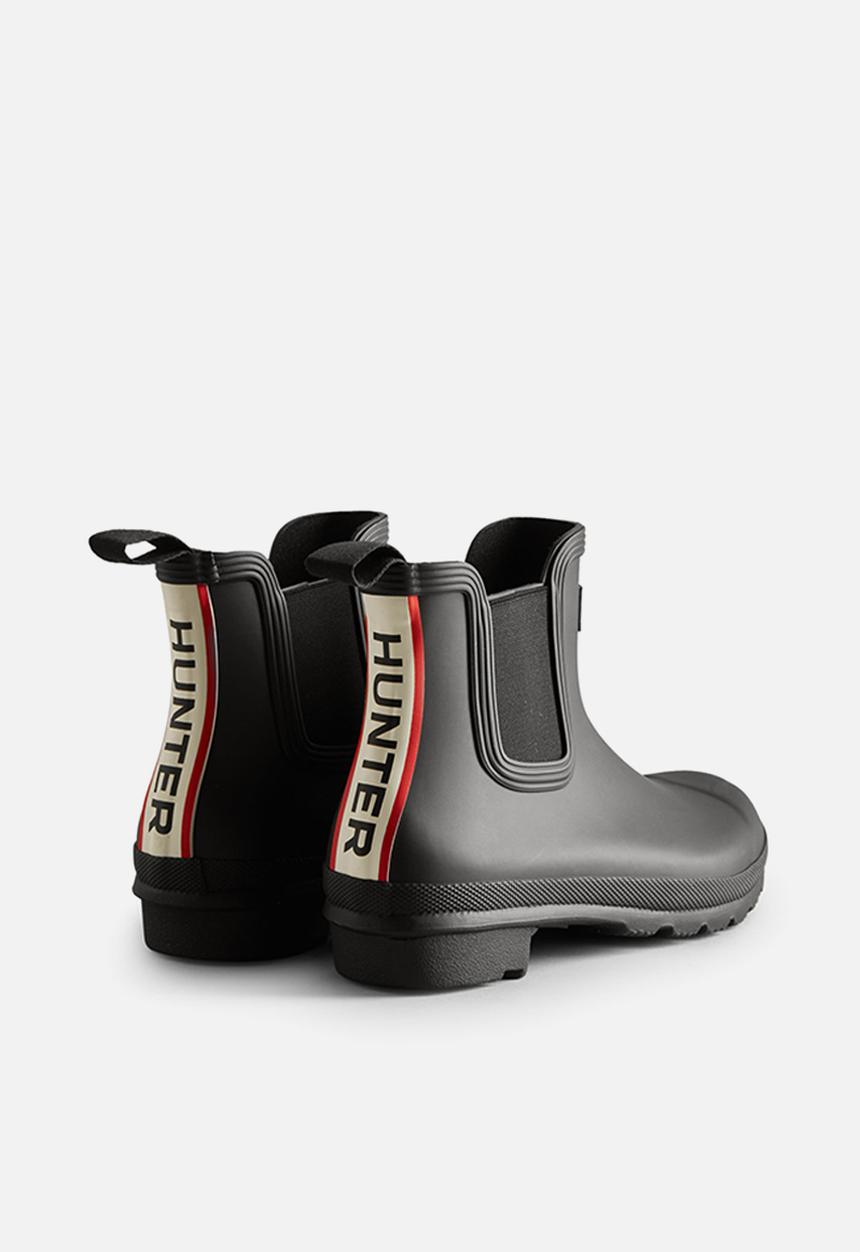Hunter - Original chelsea tri colour logo - black