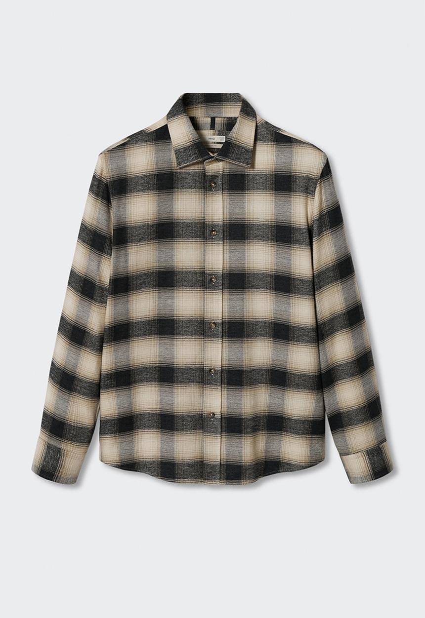 MANGO - Shirt alaro - black/white