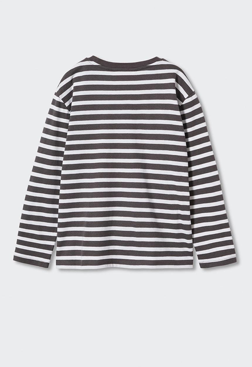 MANGO - T-shirt aleig - charcoal