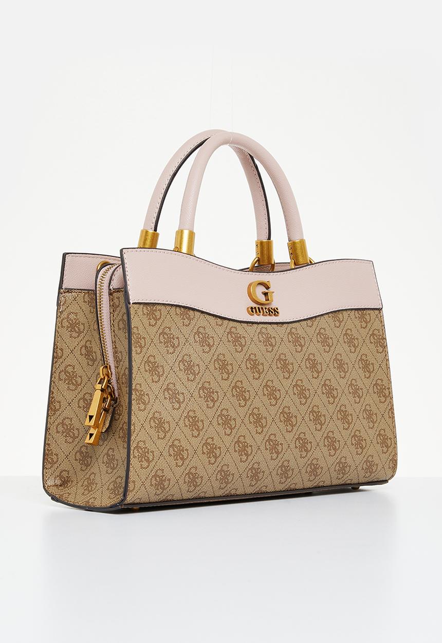 GUESS - Nell logo sml girlfriend satchel - rosewood