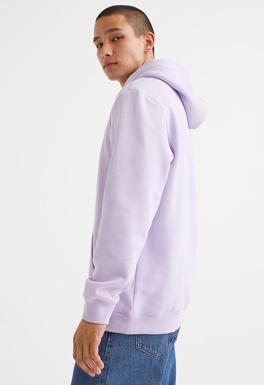 H&M - Regular fit hoodie - purple/the simpsons