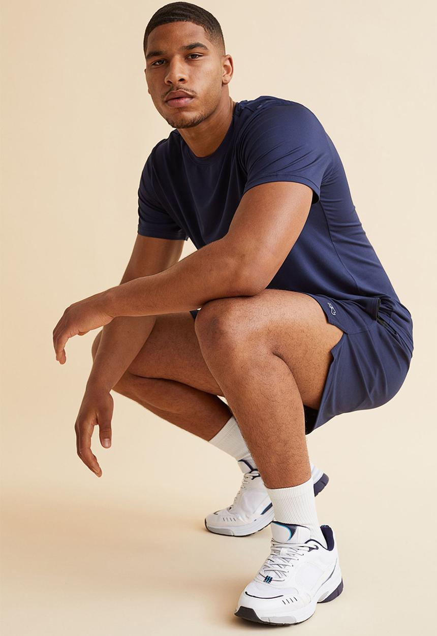 H&M - Sports shorts - navy blue