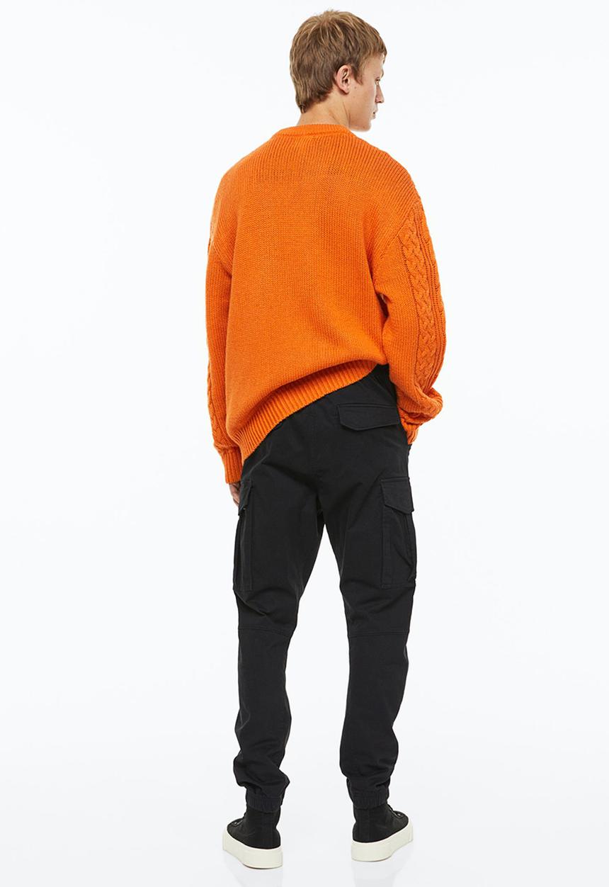 H&M - Cargo joggers - black