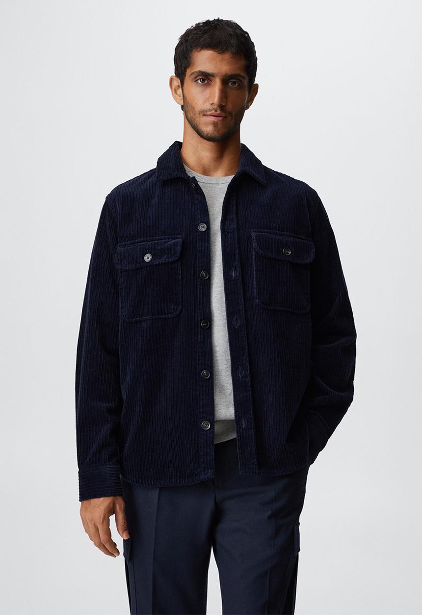 MANGO - Over shirt baku - navy 