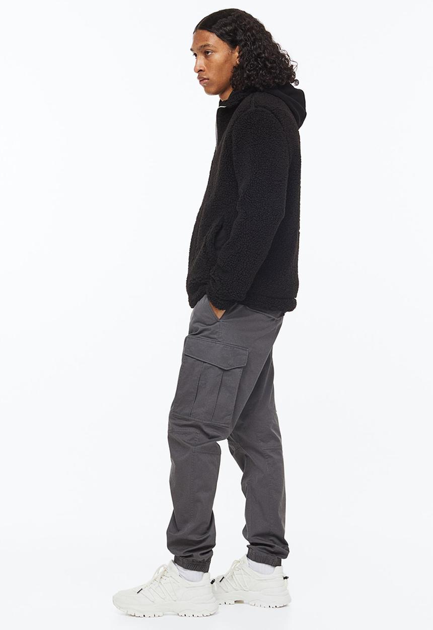 H&M - Cargo joggers - dark grey