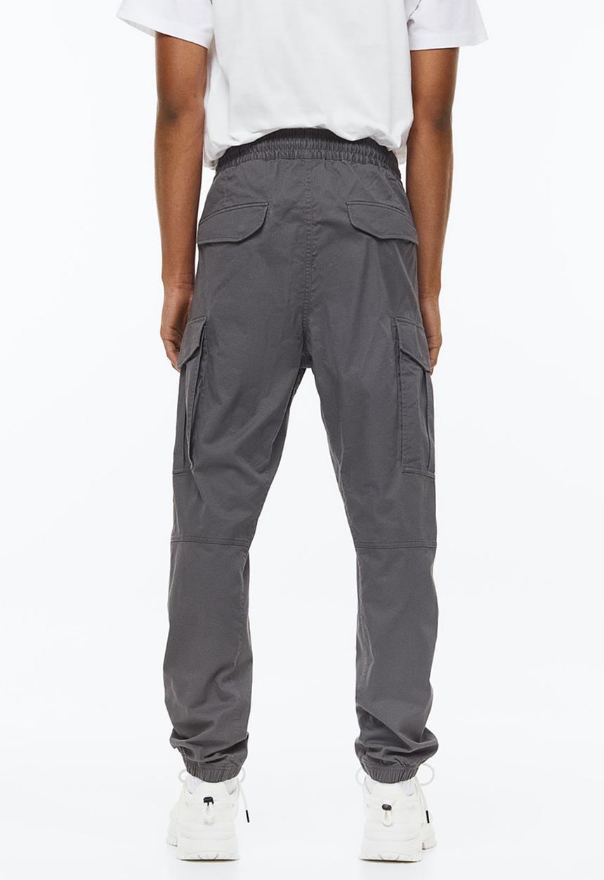 H&M - Cargo joggers - dark grey