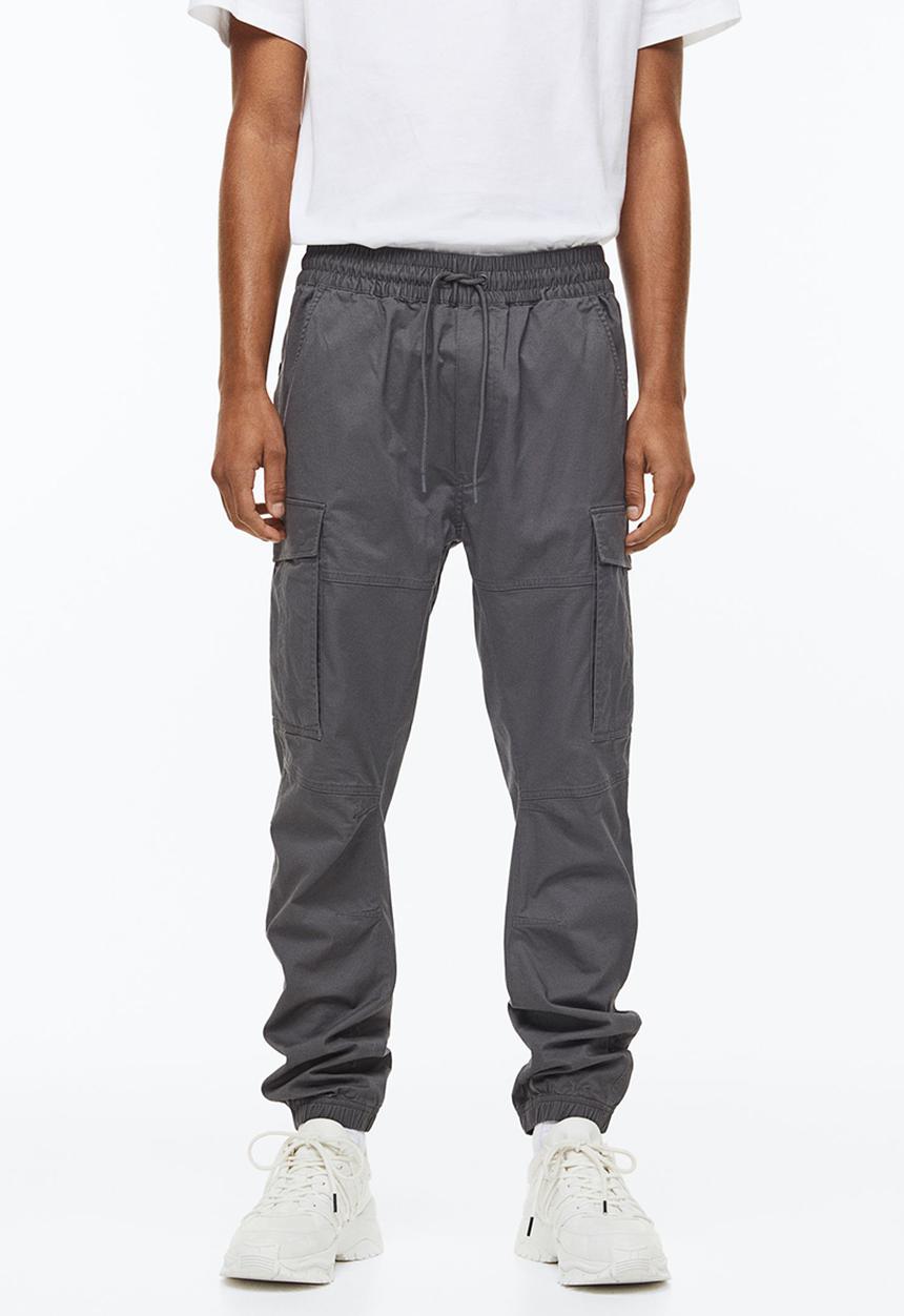 H&M - Cargo joggers - dark grey