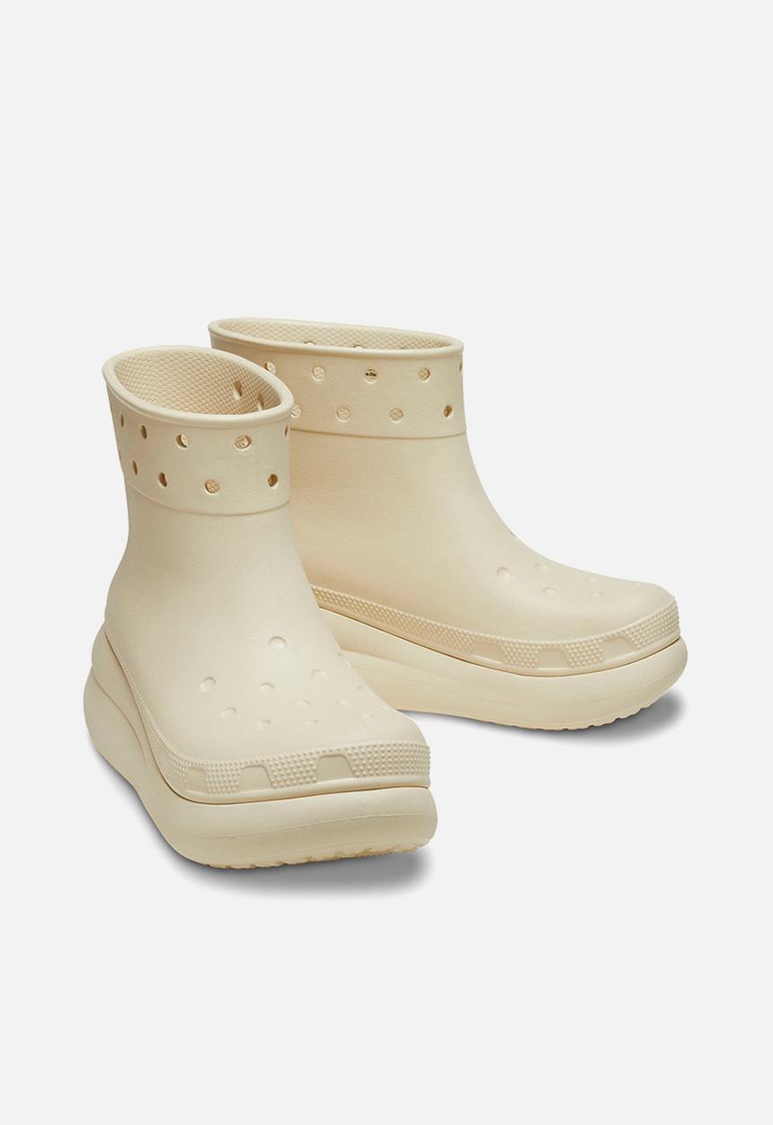 Crocs - Classic crush rain boot - bone