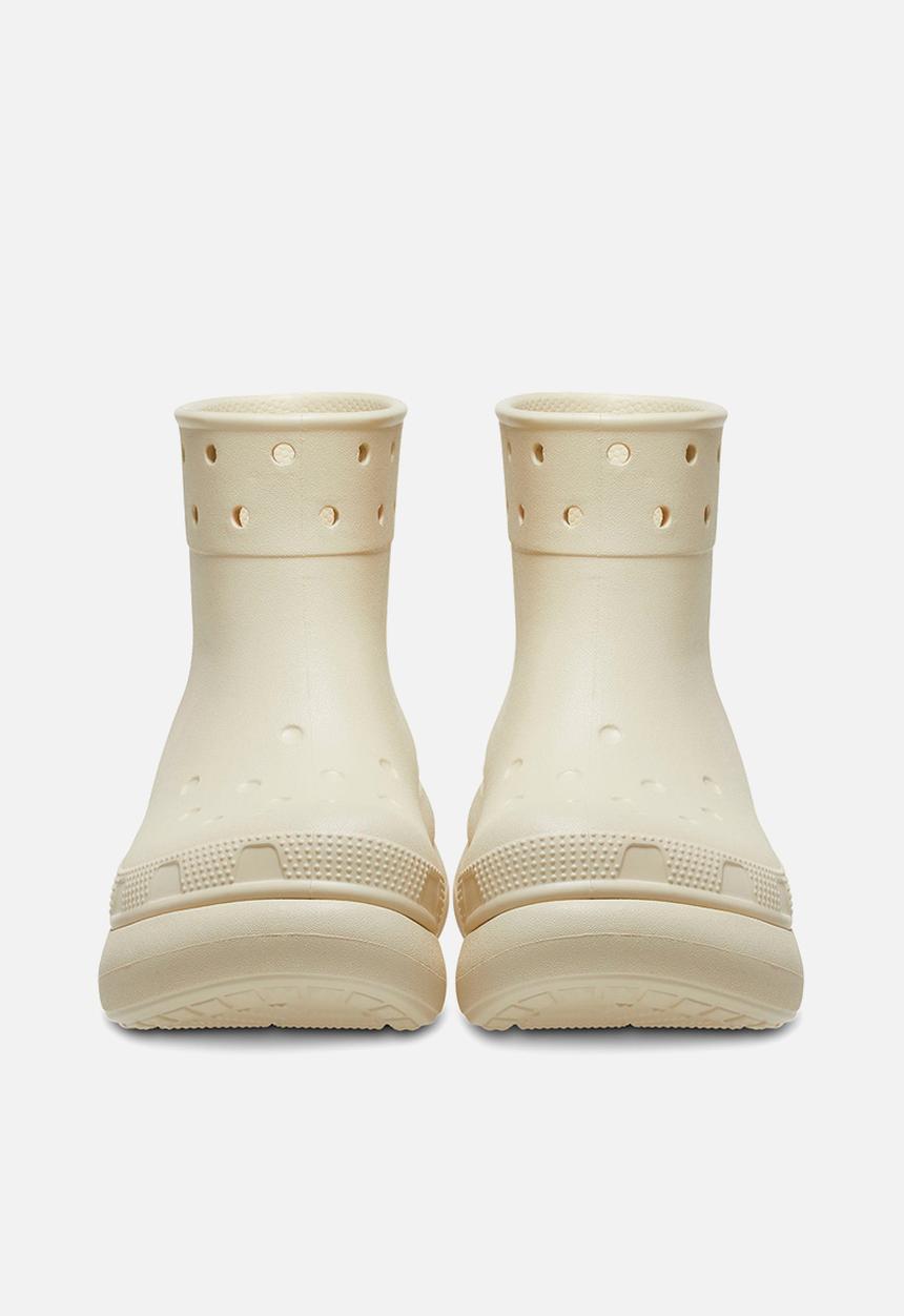 Crocs - Classic crush rain boot - bone