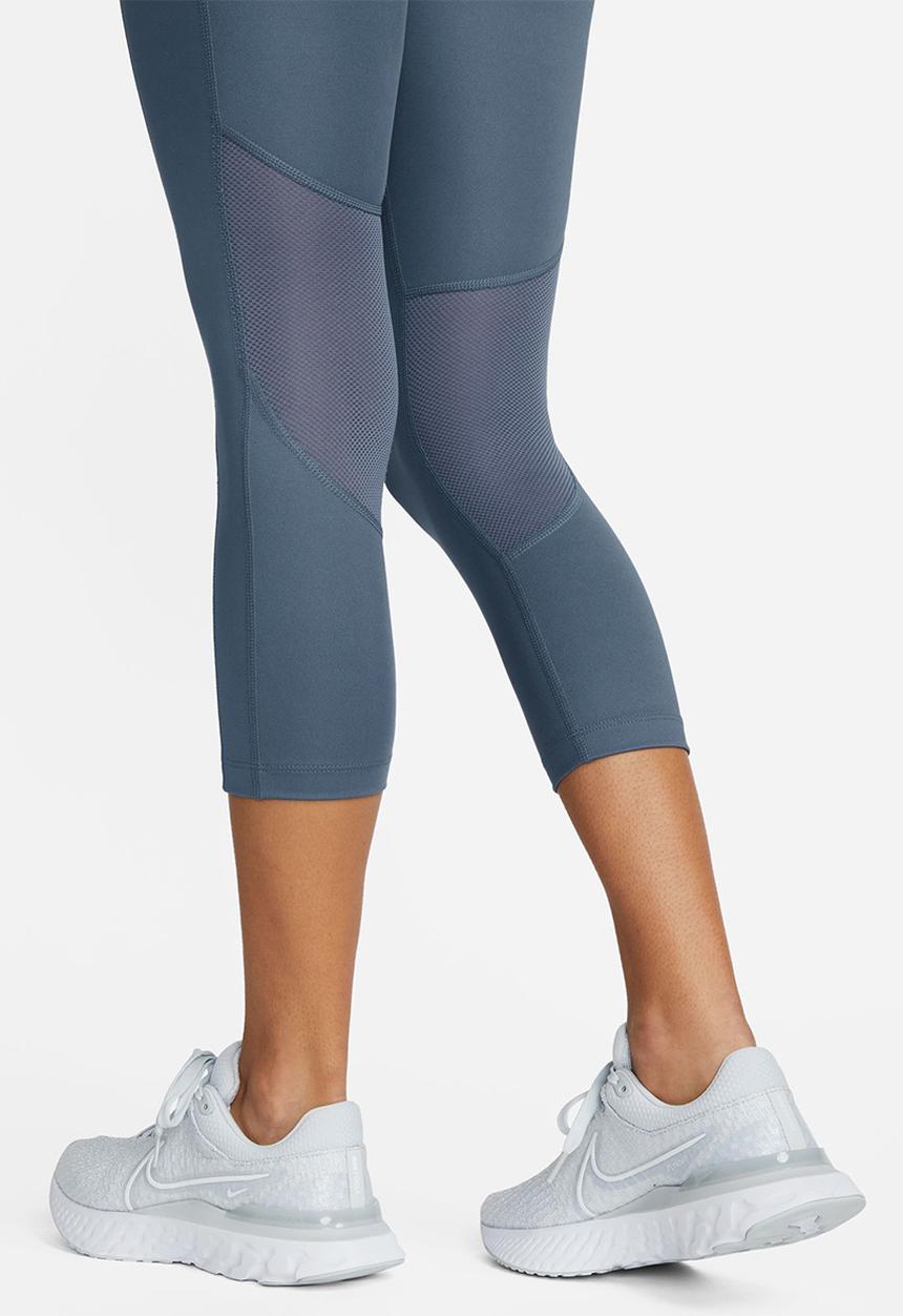 Nike - W nk df fast crop - diffused blue/reflective silver