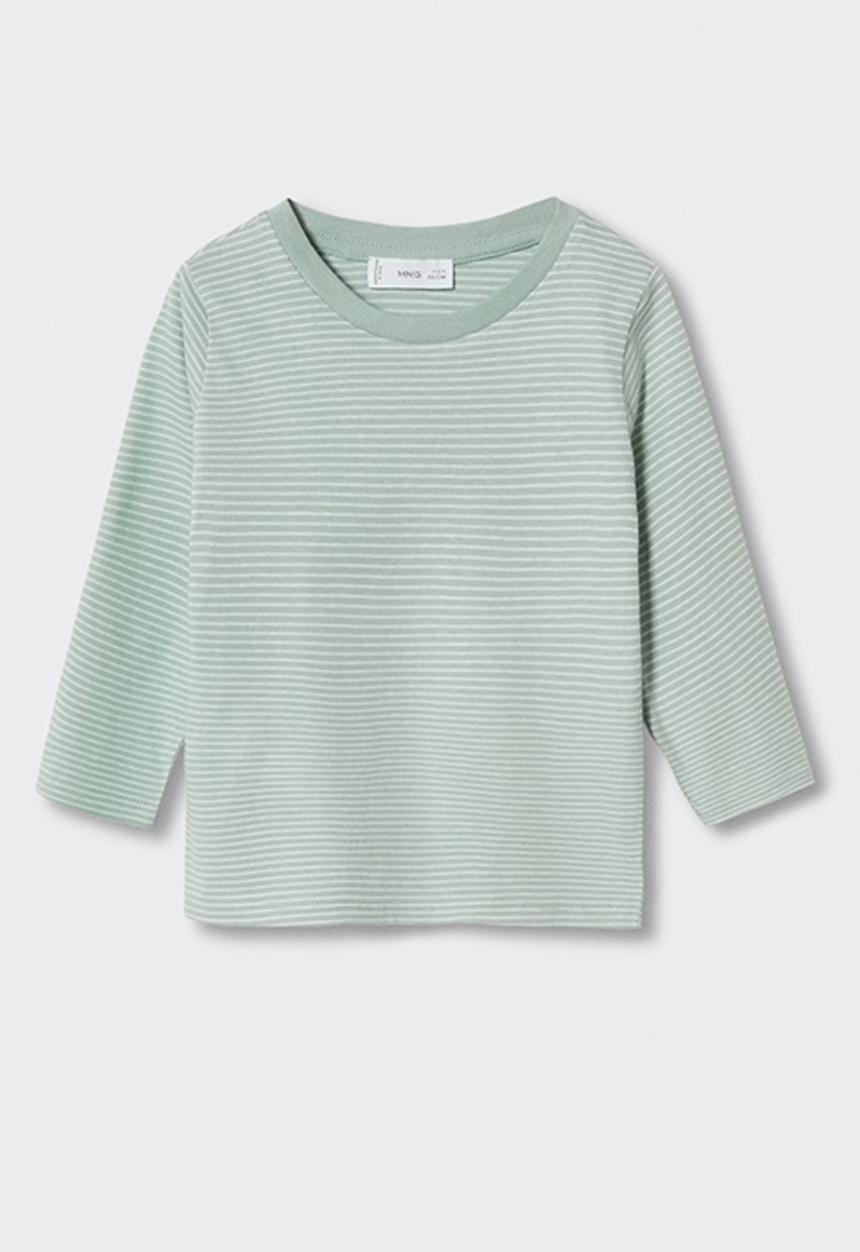 MANGO - T-shirt ivan - green