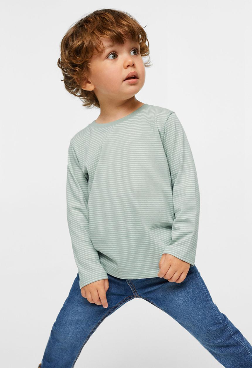 MANGO - T-shirt ivan - green