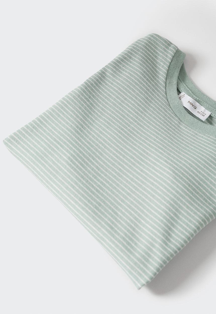 MANGO - T-shirt ivan - green