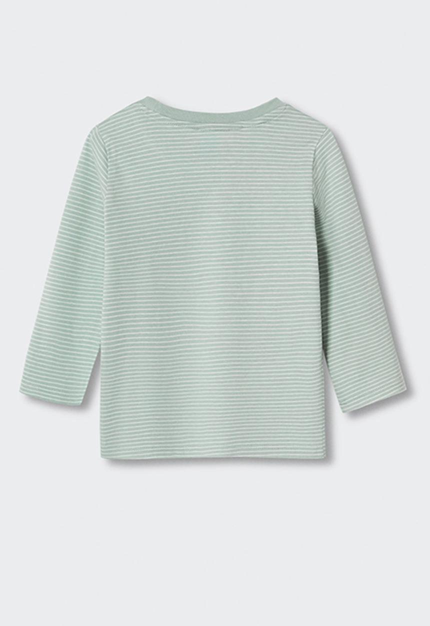 MANGO - T-shirt ivan - green