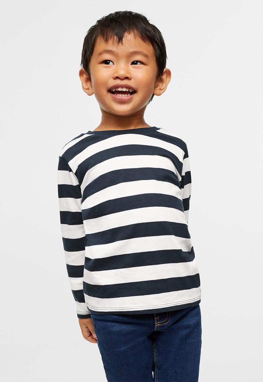 MANGO - T-shirt ivan - navy