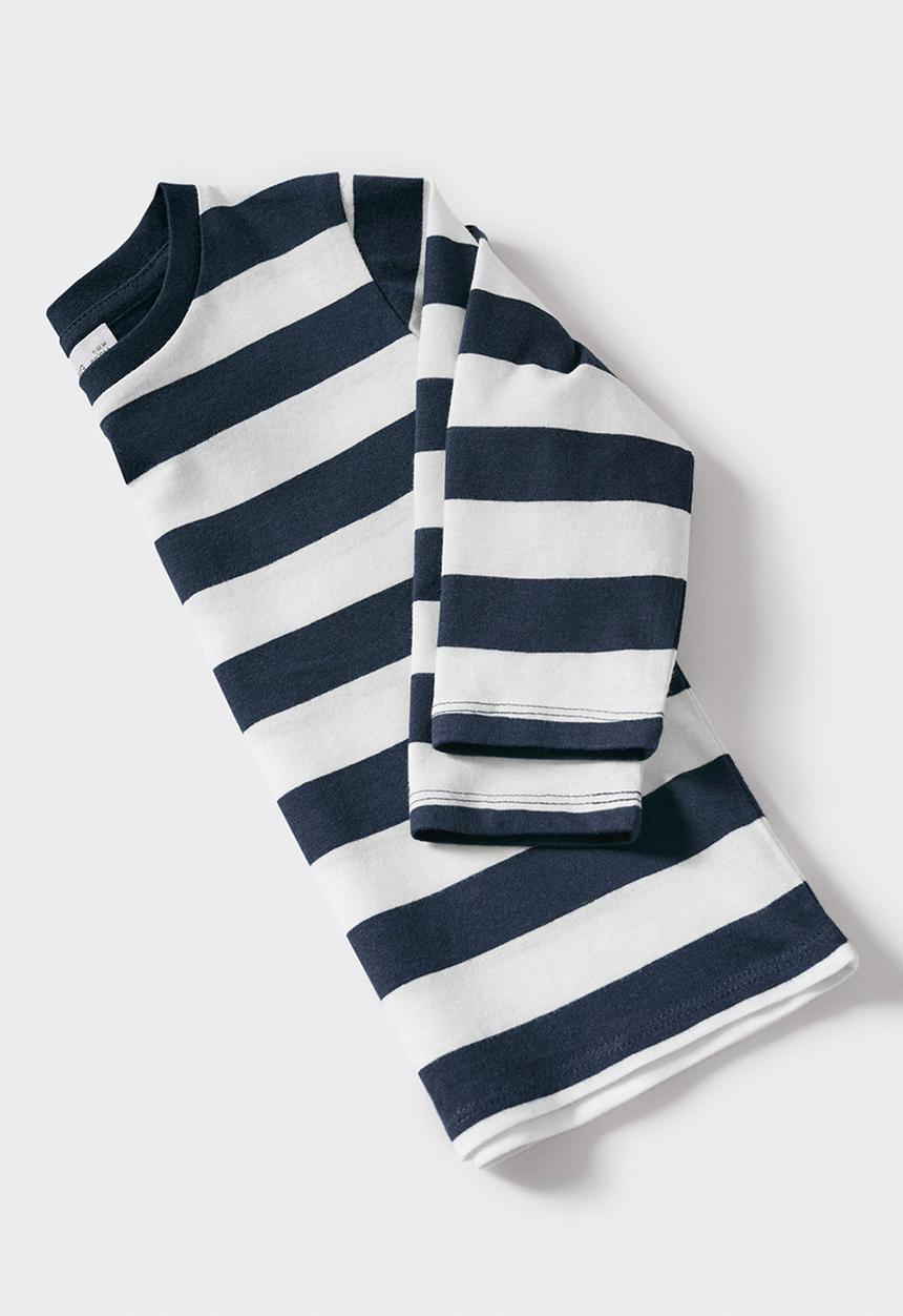 MANGO - T-shirt ivan - navy