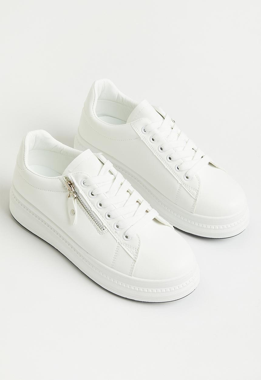 Superbalist - Kendall lace up sneaker - white
