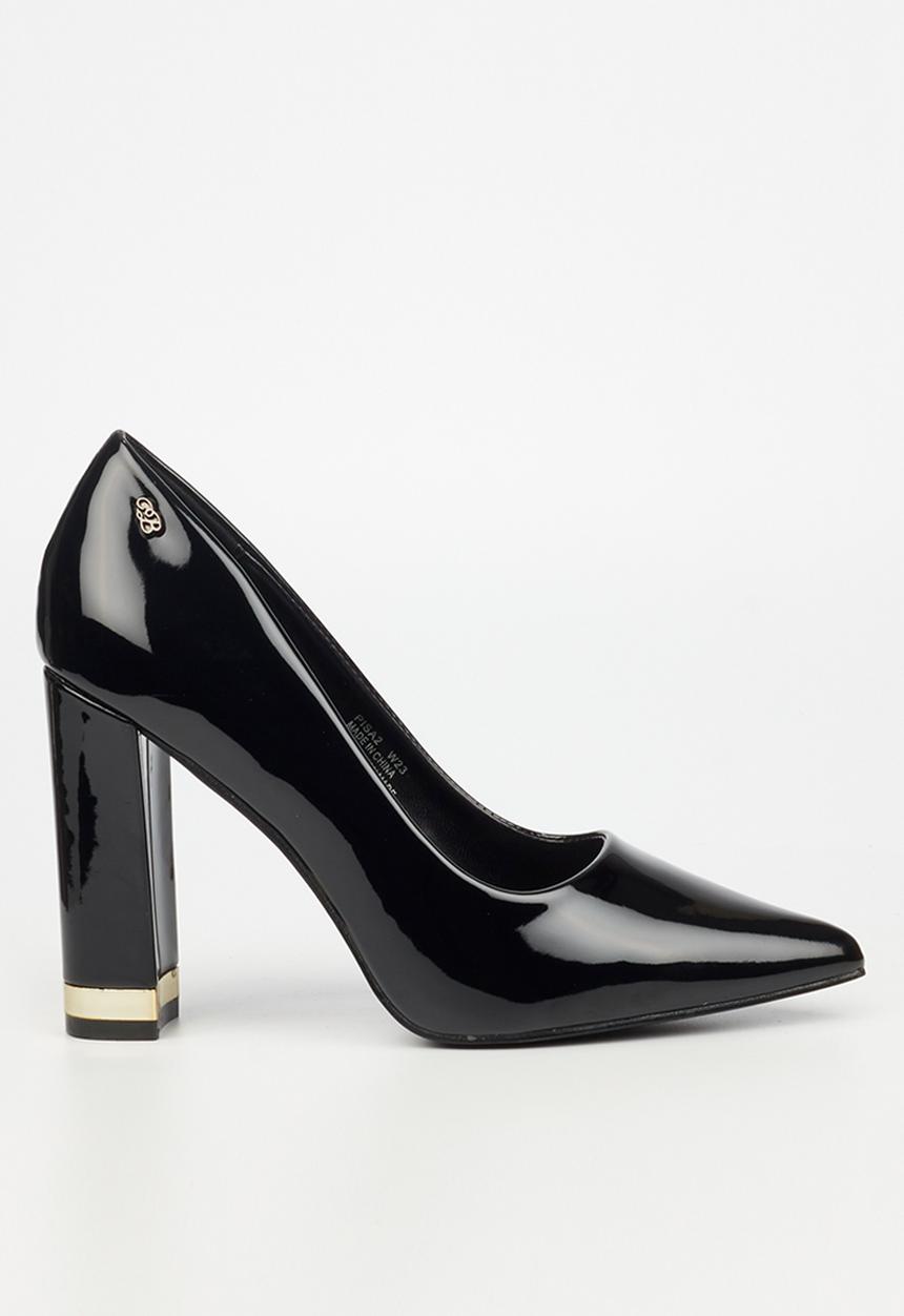Miss Black - Pisa 2 court heel - black