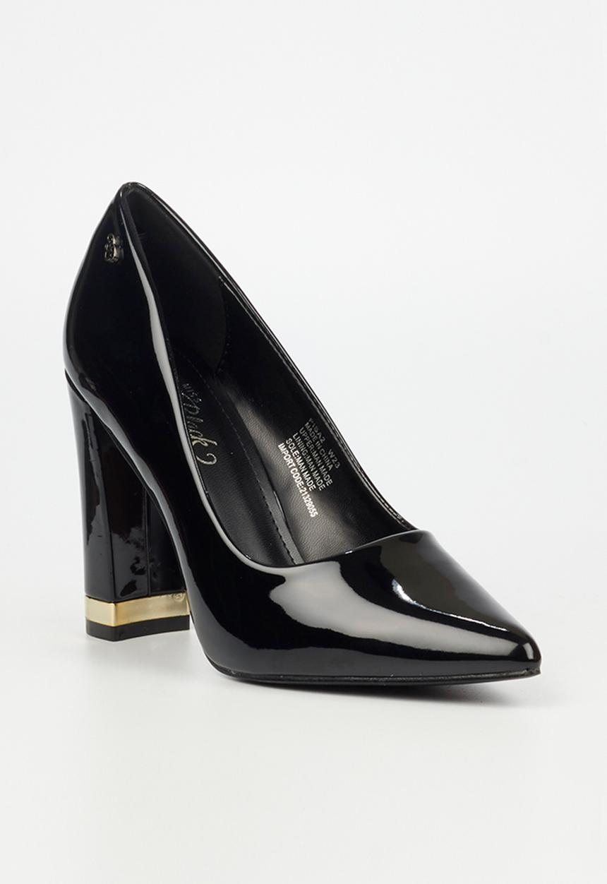 Miss Black - Pisa 2 court heel - black