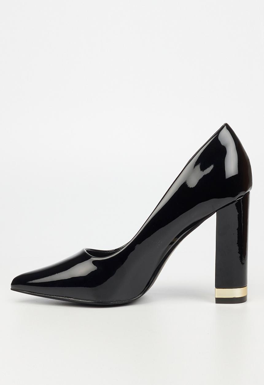 Miss Black - Pisa 2 court heel - black