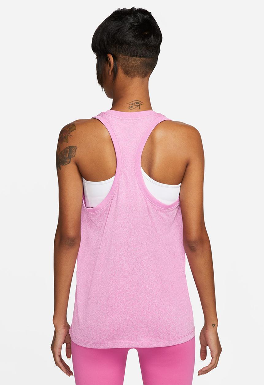 Nike - W nk df tank rlgd rcr lbr - active fuchsia/pure/htr/white
