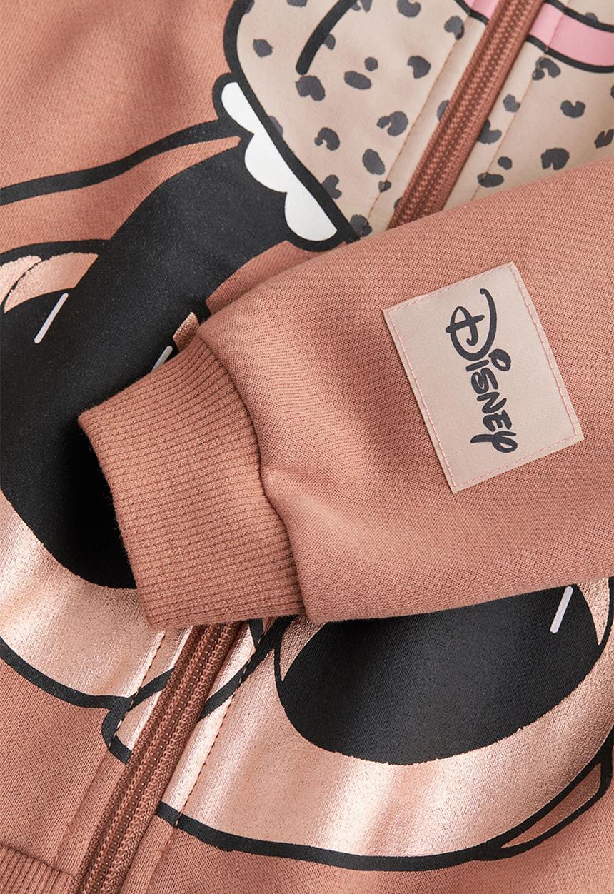 H&M - Printed zip-through hoodie - old rose/minnie mouse