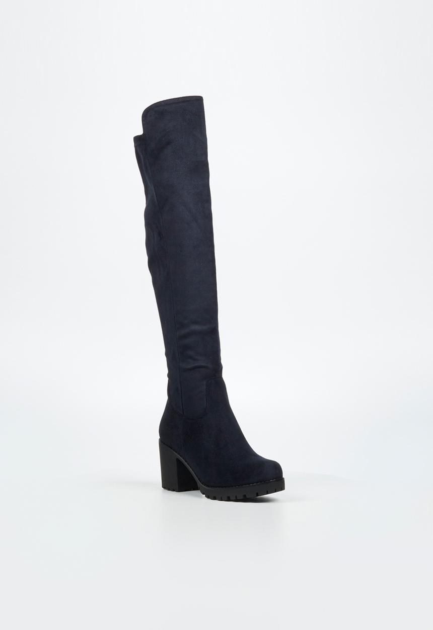Butterfly Feet - Noel 1 over the knee boot - navy
